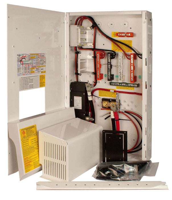 MidNite 175A Main Breaker E-Panel for 120/240VAC, indoor type, with 10 spaces, max voltage 240VAC/300VDC, ETL listed for US & Canada.