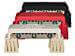 Cabin Depot Midnite 2/0 Busbar with 9 wires in red, white, black. Insulator, cover, and screws included. Made in USA. NRTL recognized.