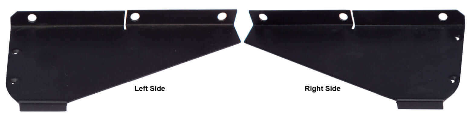 Charge controller mounting brackets for MidNite E-Panels, left and right options by Cabin Depot, fits OutBack, Xantrex, MidNite MPPT.