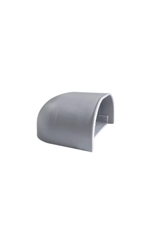 Nature's Head Shell Vent for cabins, homes, RVs; paintable, weatherproof plastic with nylon mesh filter; sleek profile design.