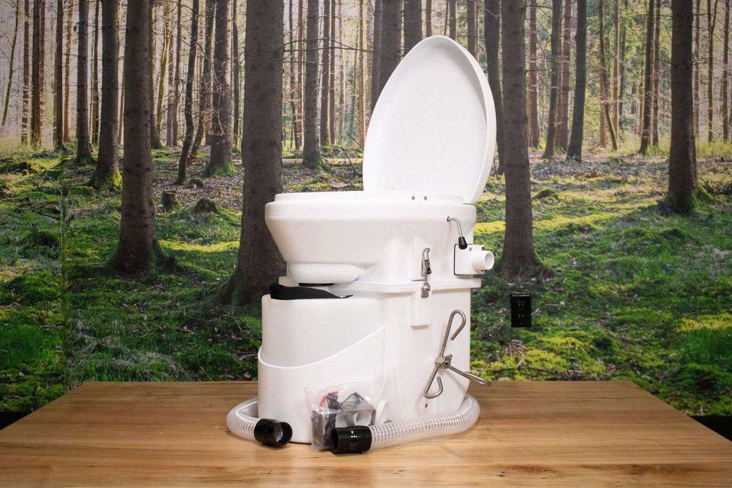 Nature's Head Composting Toilet With Foot Spider Handle - Uncategorized by Nature's Head