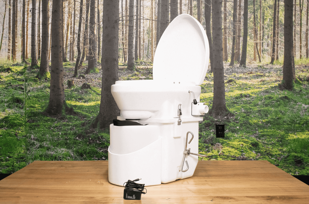 Nature's Head Composting Toilet With Foot Spider Handle - Uncategorized by Nature's Head