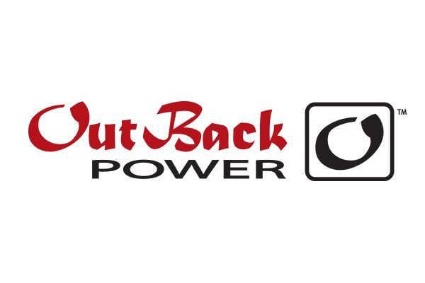 Outback Power logo for advanced MPPT charge controllers available at Cabin Depot.