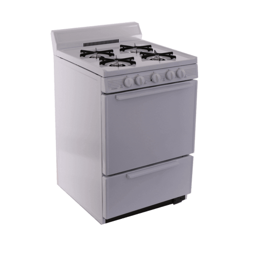 Premier 24" Battery Spark Off-Grid Gas Range - White - by Premier