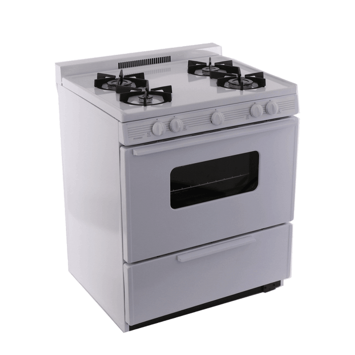 Premier 30" Battery Spark Off-Grid Sealed Burner - White - by Premier