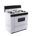 Premier 36" Battery Spark Off-Grid 5 Burner Range - White - by Premier