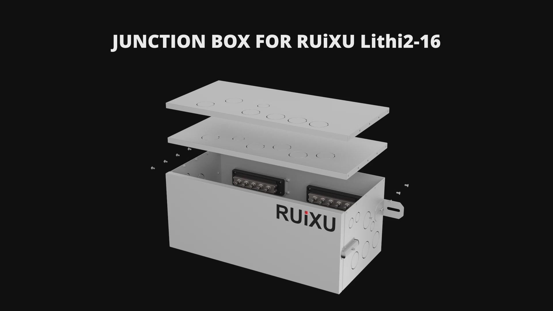 Cargar vídeo: Caja de derivación RUiXU con placa superior para Sol-Ark 15kW