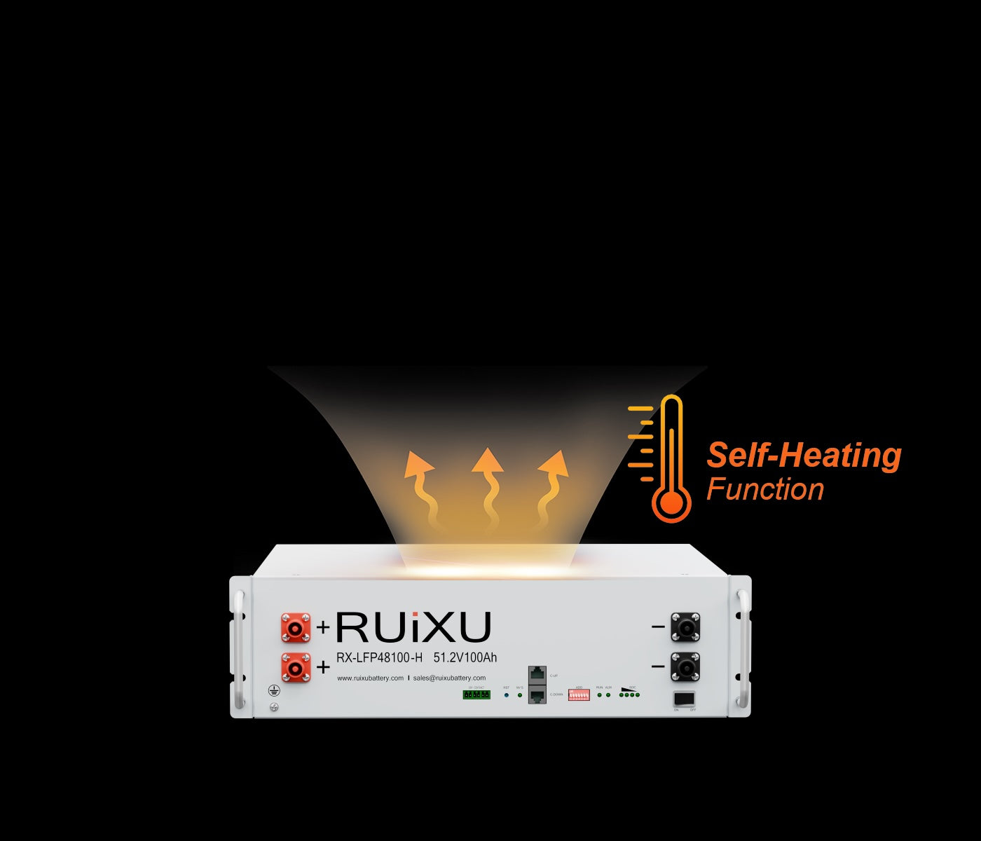 Cargar vídeo: RUiXU RX-LFP48100-H Batería para rack de servidor de 48V 100Ah UL9540A