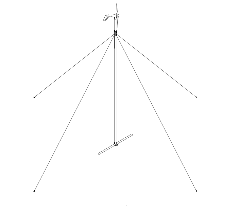 Primus Wind Power Air 40 Turbine With Control Panel And 27' Tower Kit - Uncategorized by Primus Wind Power