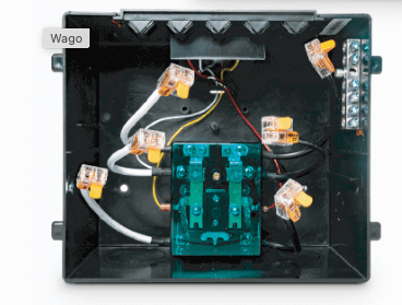 Progressive Dynamics 120V 30A automatic transfer switch with pigtail connections. Available at Cabin Depot for stable power management.