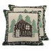 Rivers Edge 18" Deer Tapestry Pillow 2 Pack, Cozy Cabin Design, for home or cabin decor from Cabin Depot.