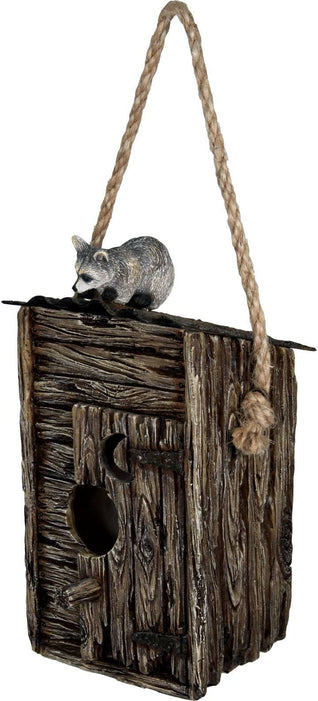 Rivers Edge Outhouse/Racoon Birdhouse - by Rivers Edge