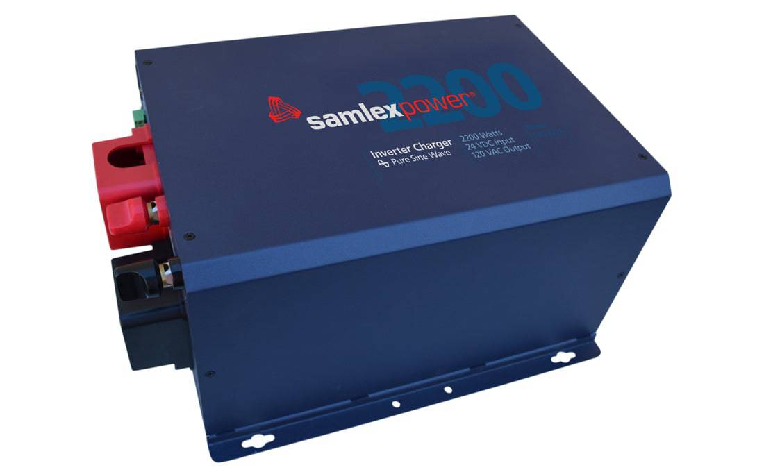 Samlex 2,200W 24V EVO Pure Sine Inverter/Charger for RVs, boats, cabins - available at Cabin Depot