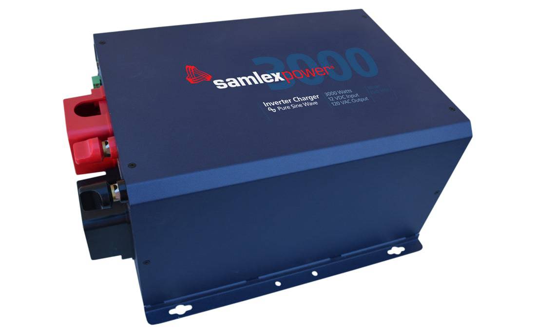 Samlex 3,000W 12V EVO Pure Sine Inverter/Charger for boats, RVs, cabins. Reliable power by Cabin Depot.