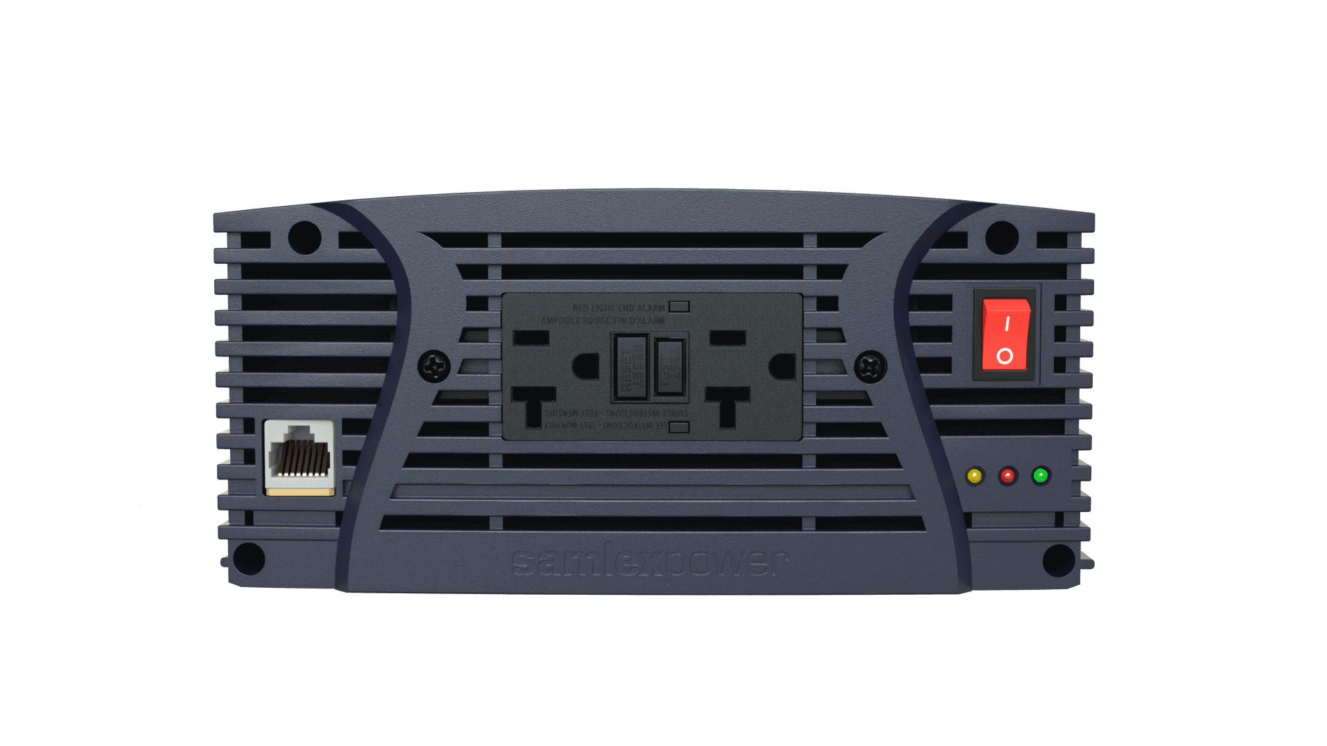 Samlex 1,500W 12V NTX Pure Sine Wave Inverter with Remote, FCC and ETL certified for safe use, available at Cabin Depot.