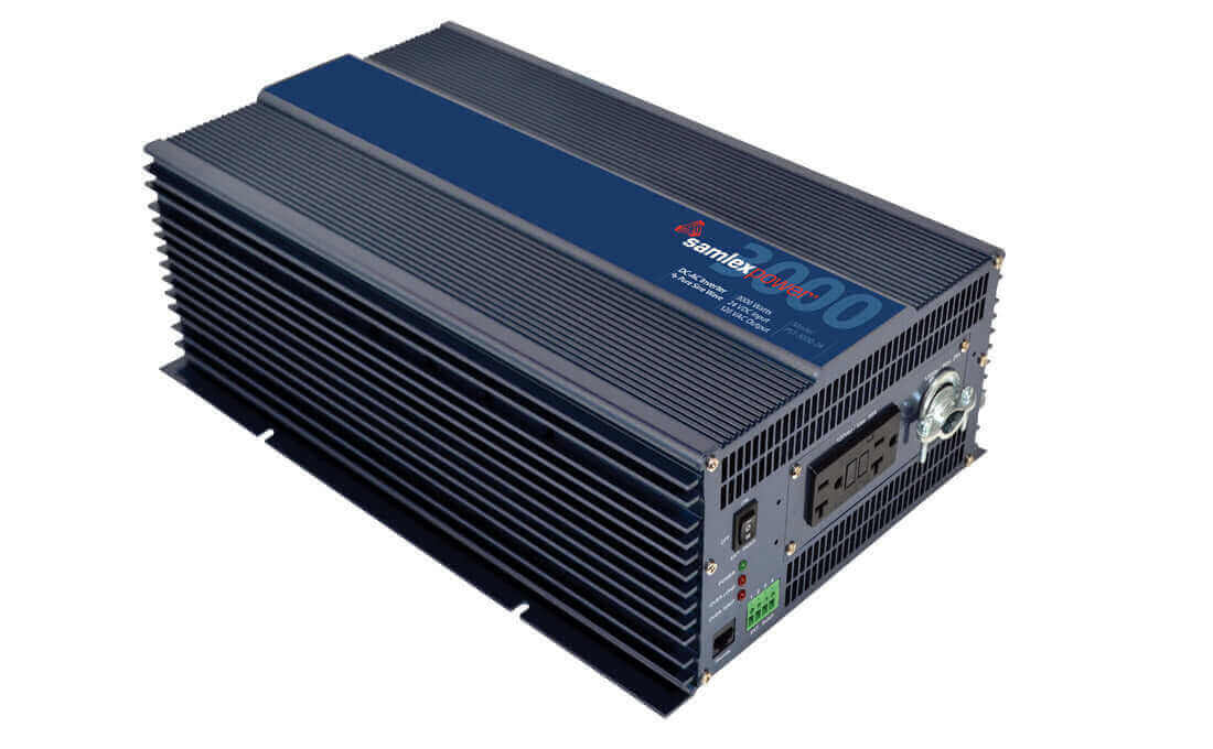 Samlex 3,000W 24V PST Pure Sine Inverter for efficient AC power, available at Cabin Depot.