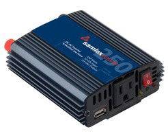Samlex 250W 12V Modified Sine Wave Inverter with USB, available at Cabin Depot, ideal for RVs, boats, and cars.