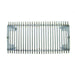 Stainless steel heavy duty cooking grate with legs for wood fire cooking.