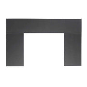 SBI 32" x 50" large faceplate with nickel trim kit for Drolet Escape 1800 wood insert at Cabin Depot.