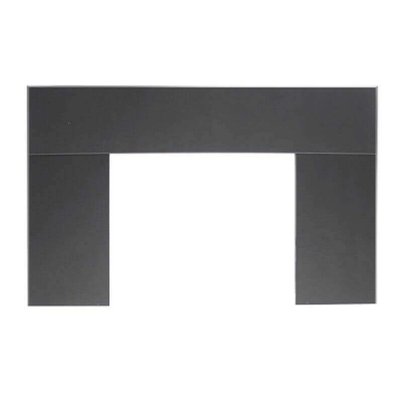 SBI 29" x 44" Regular Faceplate with Nickel Trim Kit for Drolet Escape 1800, available at Cabin Depot. SKU: AC03370.