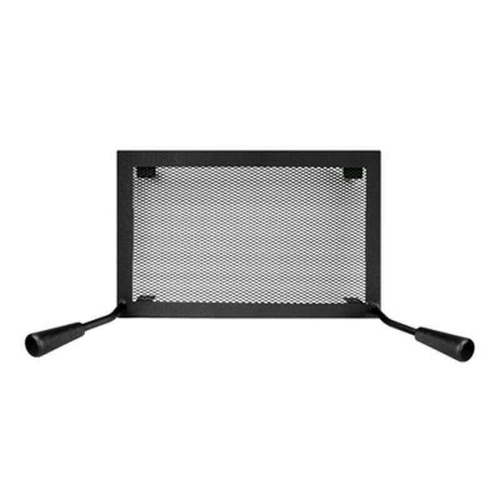 SBI Rigid Firescreen 4 with handles, designed for Drolet & Century models, enhances fire ambiance, removable, SKU: AC01397