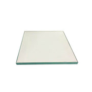 SBI 10mm tempered glass hearth pad, 44" x 36", enhancing decor with durability for Cabin Depot wood or pellet stoves.