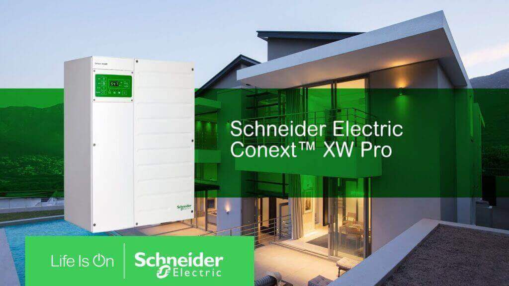 Schneider XW Pro 6.8Kw Solar Hybrid Inverter 120/240V Bundle - Power Inverters by Schneider