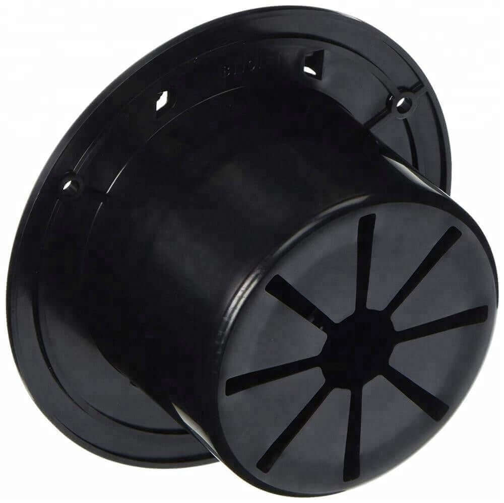 SEAFLO Black Round Cable Hatch for easy cable access, UV resistant, ideal for RVs, boats, cabins. Available at Cabin Depot.
