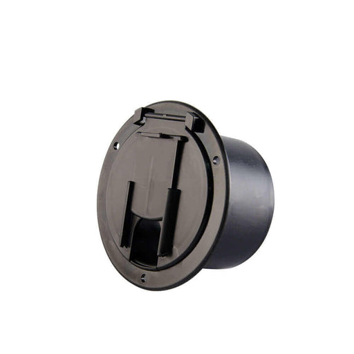 SEAFLO Round Cable Hatch - Black - by SEAFLO