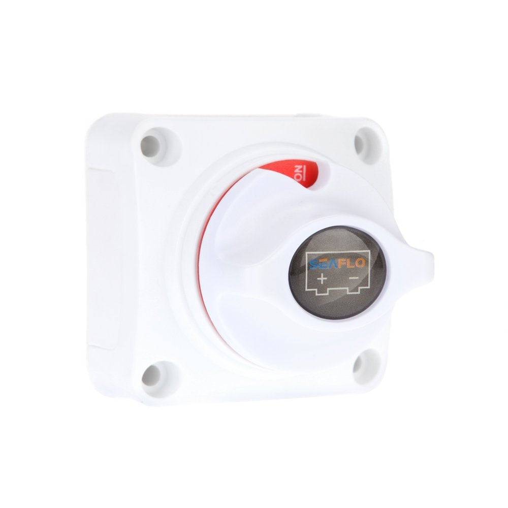 SEAFLO 275A Battery Switch for Boats and RVs, available at Cabin Depot, suitable for solar systems and multiple voltage setups.