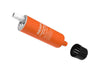 SEAFLO 12V 280GPH Submersible In-Line Combo Water Pump, orange design, with removable cap, compact and versatile pump.