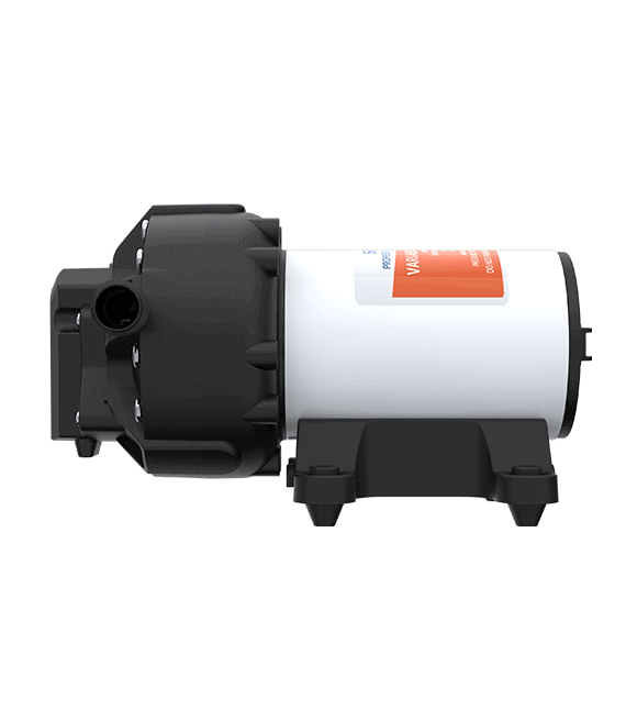 SEAFLO 12V 3.5GPM 56 Series variable speed diaphragm pump with 60PSI, featuring advanced 5-chamber technology.