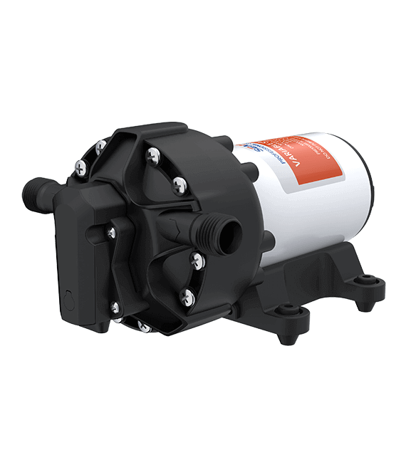 SEAFLO 12V 3.5GPM 56 Series Variable Speed Diaphragm Pump, innovative pump technology with 5-chamber design for consistent pressure