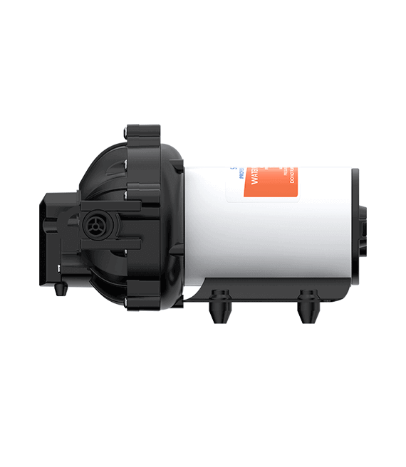SEAFLO 24V 4GPM 52 Series Diaphragm Pump 60PSI for Cabin Depot, ideal for boats and RVs with quick attach fittings.