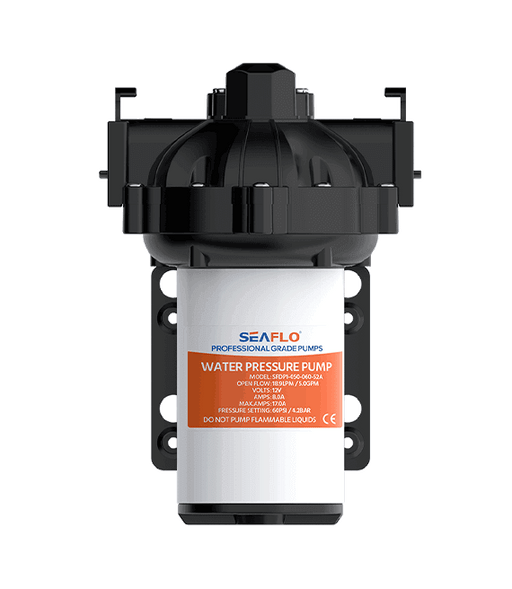 SEAFLO 24V 4GPM 52 Series Diaphragm Pump 60PSI - by SEAFLO