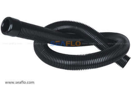 SEAFLO Long Barrel Hand Pump flexible outlet pipe for marine and RV use, available at Cabin Depot.