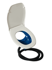 Separett Privy 501 Outhouse Kit with urine-separation for outdoor toilets, available at Cabin Depot.