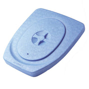 Separett 300 Insulated Seat with lid, ideal for outhouse use, available at Cabin Depot. Made of durable styrofoam. Color may vary.