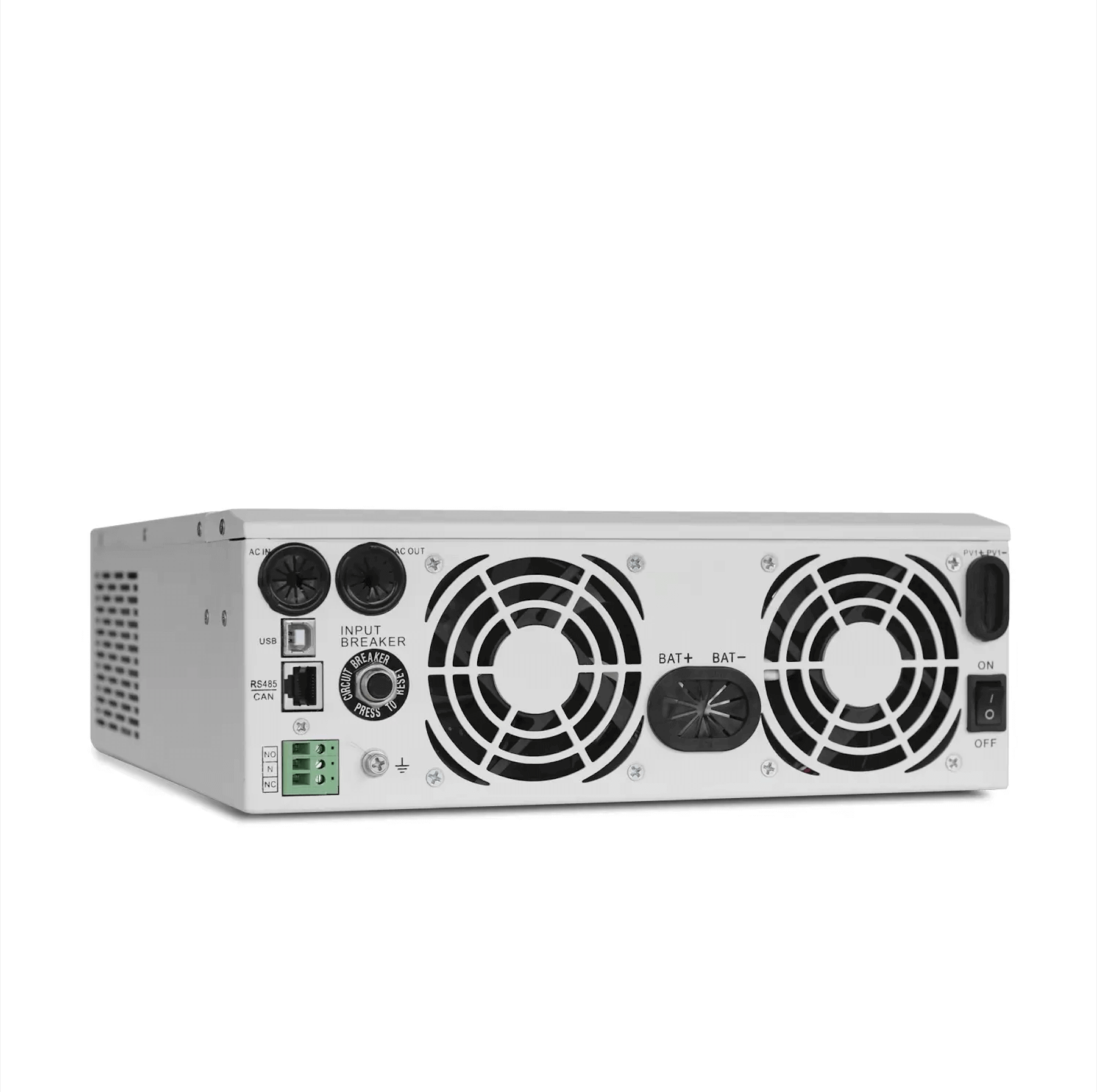 SRNE 3,000W 24V All-In-One Inverter/Charger, hybrid solar unit for off-grid installations from Cabin Depot