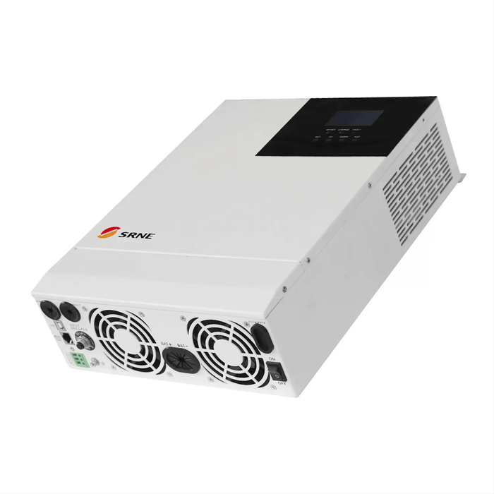 SRNE 3,000W 24V All-In-One Inverter/Charger with LCD Screen and 60A MPPT, ETL Certified for Off-Grid Solar Installation