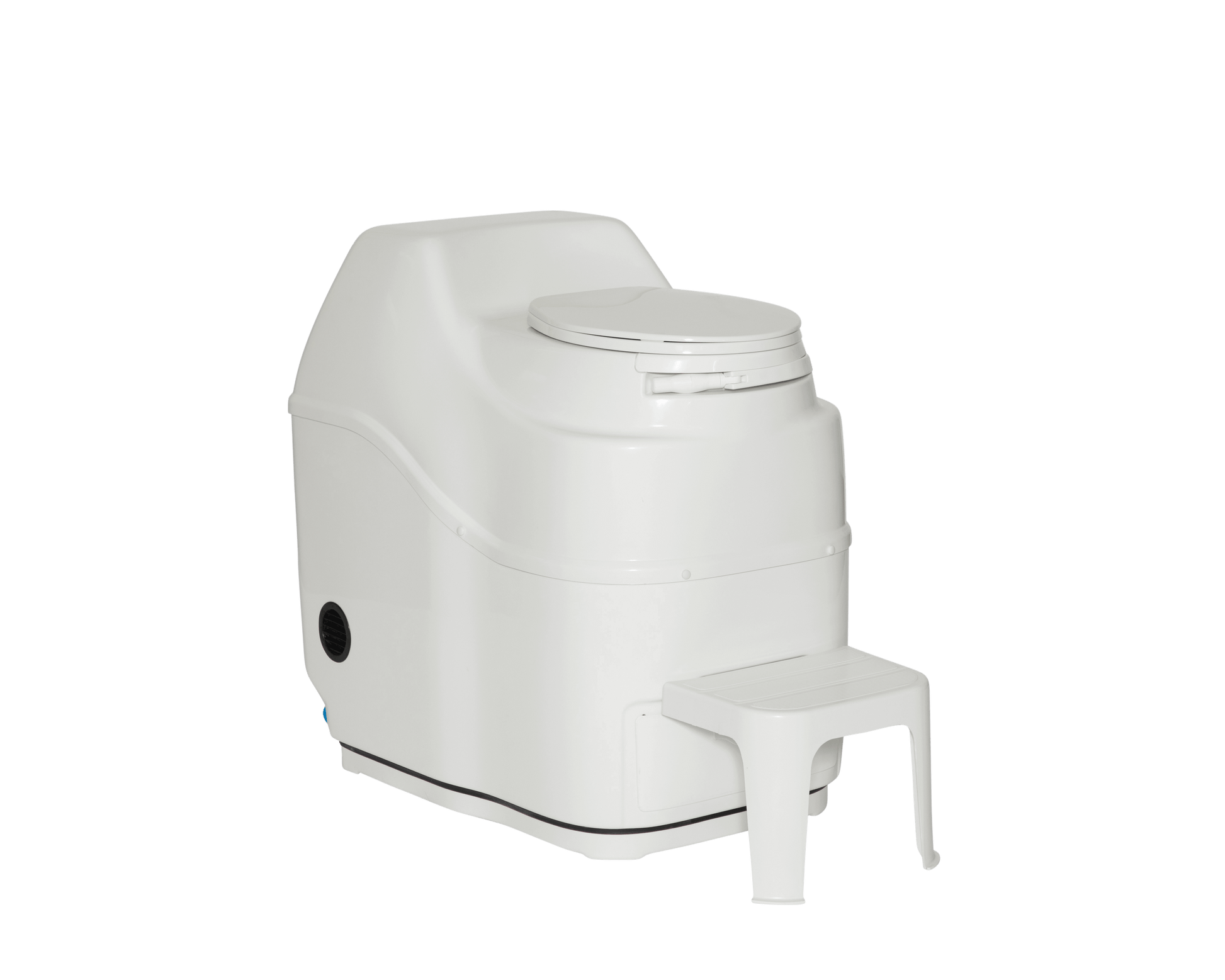 Sun-Mar Excel Electric Toilet at Cabin Depot, self-contained composting unit with NSF certification and high-capacity bio-drum.