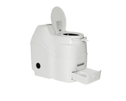 Sun-Mar Excel NE Non-Electric Toilet, ideal for off-grid use, available at Cabin Depot with free shipping (exclusions apply).