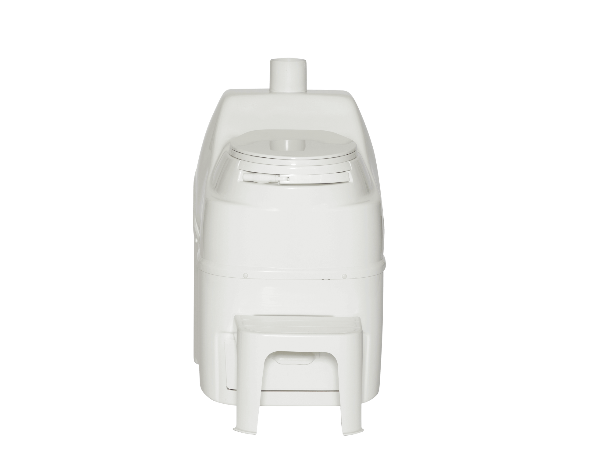 Sun-Mar Excel NE Non-Electric Toilet for off-grid living available at Cabin Depot, ideal for cabins without continuous 110V supply.