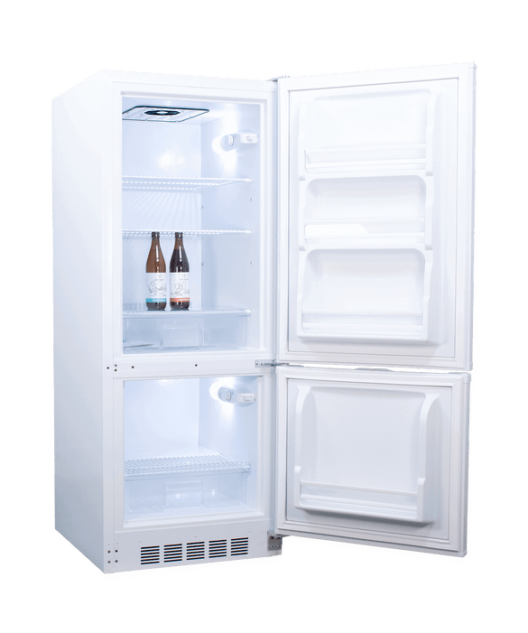 SunStar 10CU Solar DC/AC Refrigerator - White - Kitchen Appliances by SunStar