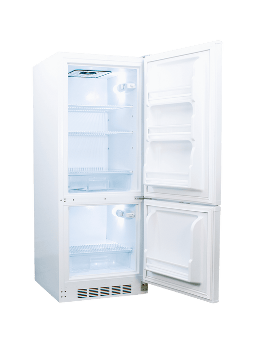 SunStar 10CU Solar DC/AC Refrigerator - White - Kitchen Appliances by SunStar