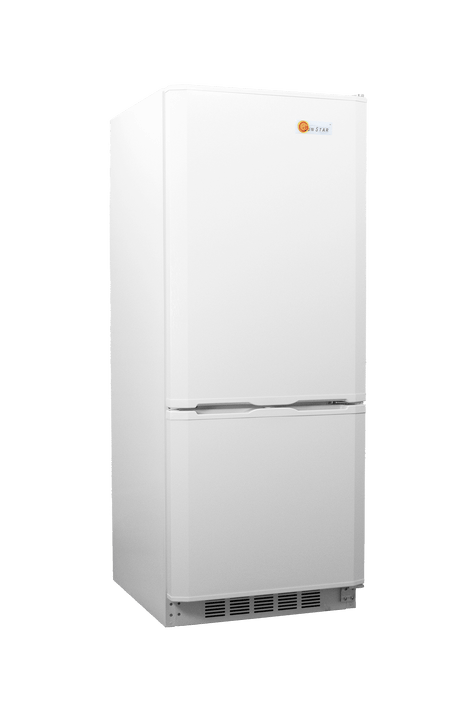 SunStar 10CU Solar DC/AC Refrigerator - White - Kitchen Appliances by SunStar