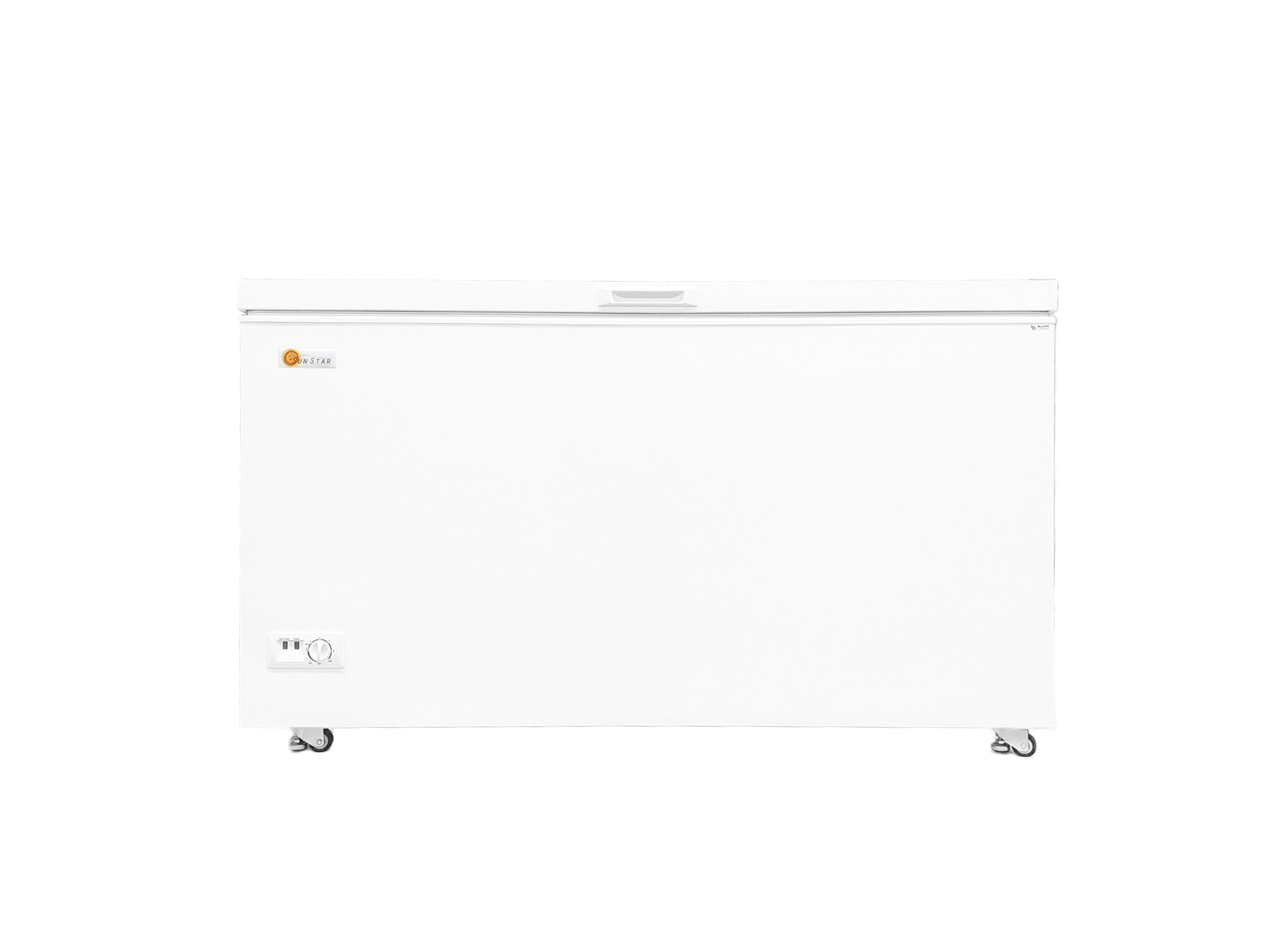 SunStar 15CU Solar/DC Chest Freezer, energy-efficient, made in USA, ideal for off-grid, available at Cabin Depot