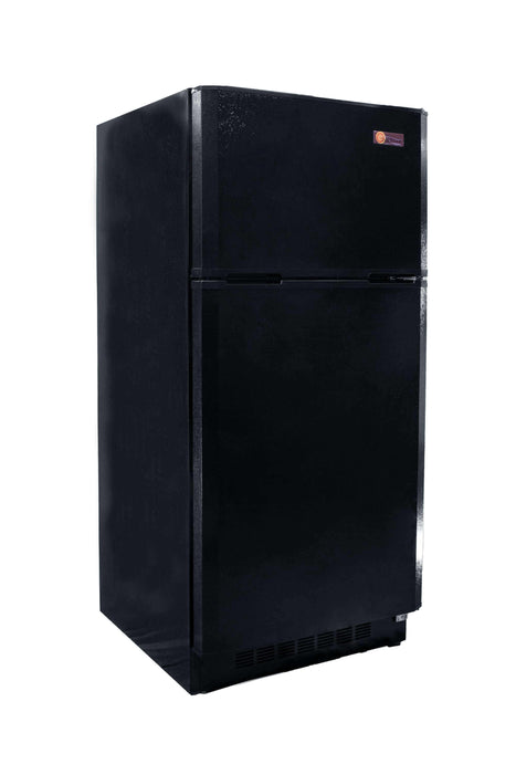 SunStar 16CU Solar/DC Refrigerator - Black - Refrigerators by SunStar