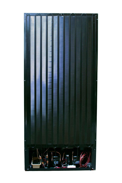 SunStar 16CU Solar/DC Refrigerator - Black - Refrigerators by SunStar