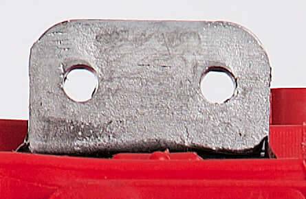 Close-up of Rolls 2V Flooded Deep Cycle Battery terminal from Cabin Depot